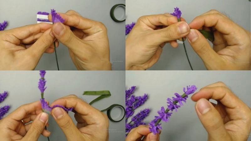 cách làm hoa từ phế liệu